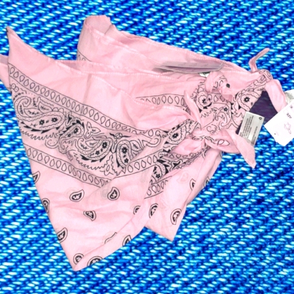 Three Pink Bandanas 100% Cotton NWT